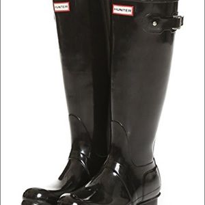 Tall Black Hunter Boots